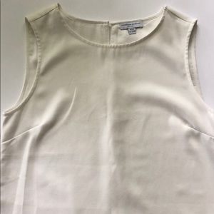 White tank with lace detail